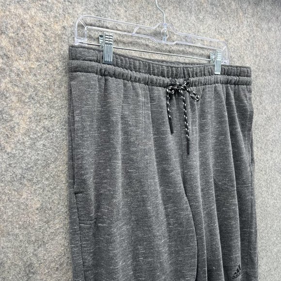 Adidas Sweatpants Men Extra Large Adult Gray Jogger Pants Outdoor Fleece XL - Picture 3 of 12